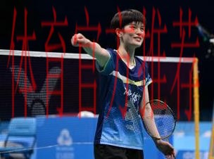 王祉怡2-1逆转陈雨菲 首夺全运会羽毛球女单金牌